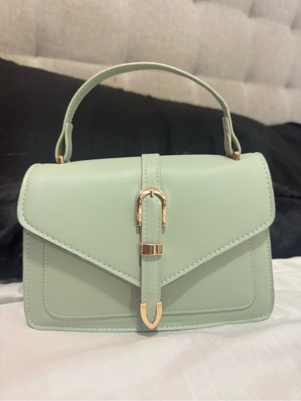 Mint Top-Handle Satchel Bag - and Crossbody